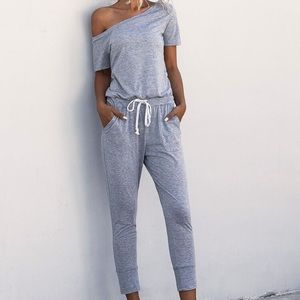 Gray Jumpsuit